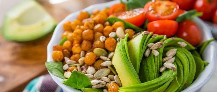 Vegetables on a plate