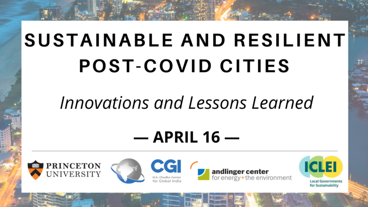 Sustainable Resilient Post Covid Cities - April 16